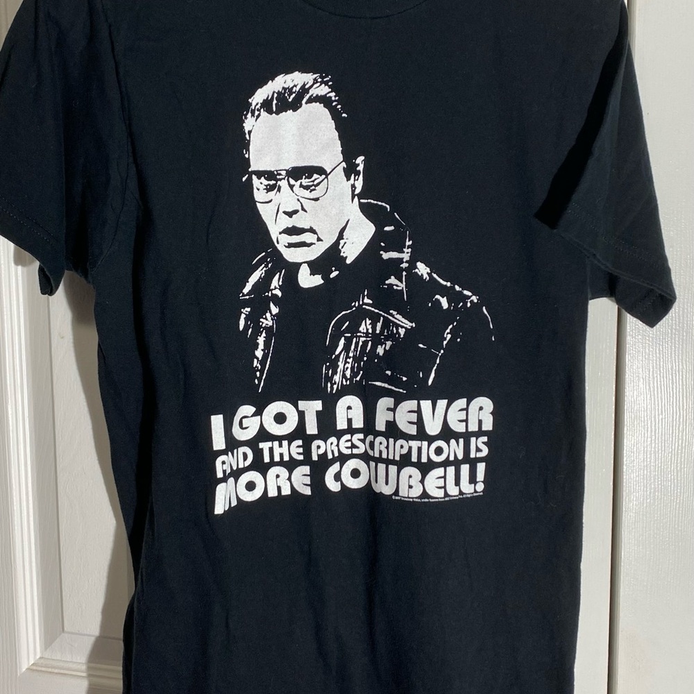 2006 SNL Christopher Walken T-Shirt I Got A Fever Cowbell Y2K TV Retro M  AA04